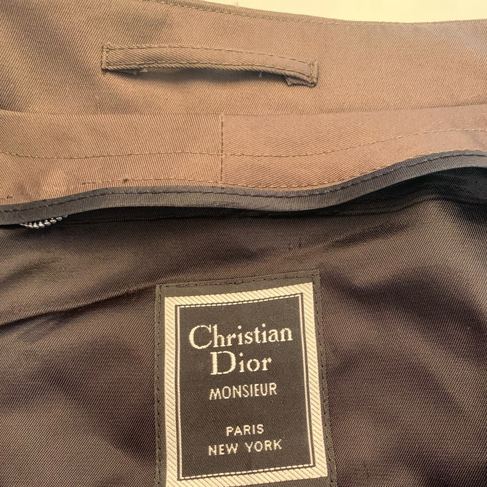 Christian Dior Brown Jacket - Rain Coat - Vintage